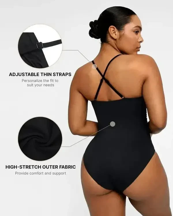 Shiny U-Ring Swimsuit